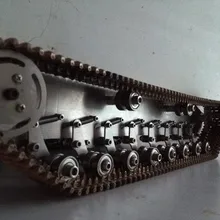 RC металлический Танк шасси RX-800 гусеничный гусеница препятствия трек Большой Гусеничный автомобиль исследования DIY RC игрушка обучение большой нагрузки