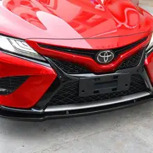 ABS углеродного волокна Передние Губы разветвители бампер закрылки спойлер для Toyota Camry Sport по EMS