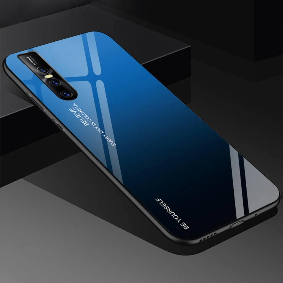 Glass Case for Vivo V15 Pro V9 V11i Y85 IQOO S1 Nex A Cover Luxury V15pro Phone Case for Vivo X21 UD X23 X27 V15 Z1 Z1i Z3 Z3i  (16)