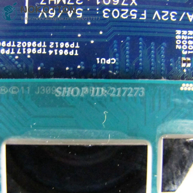 Материнская плата NOKOTION CN 02KN1H для ноутбука Dell Inspiron 15 7537 материнская SR16Z