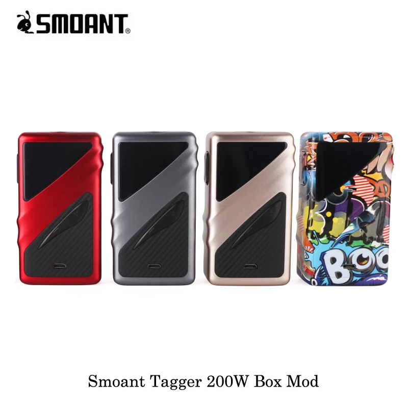 Электронные сигареты Smoant Taggerz 200 Вт бокс-мод с двойной батареей 18650 OLED-экран