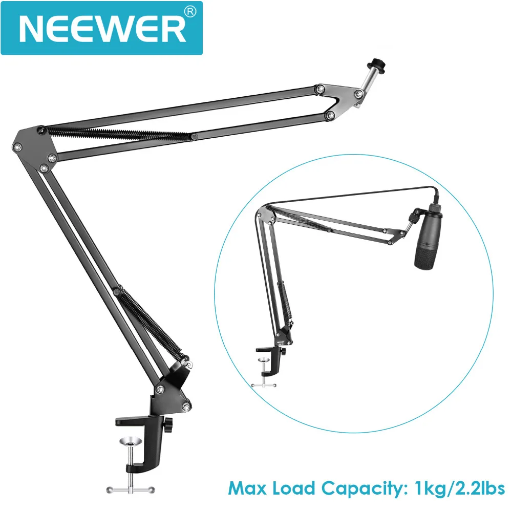 Neewer NW 3 diphram конденсаторный микрофон и Pro 35 настольная Подвеска стрелы ножничный
