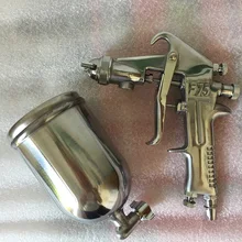 SAT1120 пневматический распылитель воздуха F-75 Краскораспылитель 1,5 мм сопла 400 мл HVLP Тип Краскораспылитель