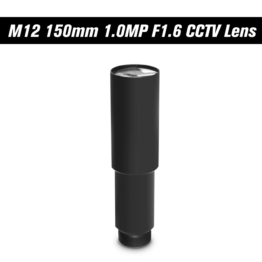 

HD 1.0MP 150mm CCTV MTV Board Lens 1/3" Image Sensor Long Viewing Distance M12*P0.5 HOV 2.29D Manual Focus Security Cameras