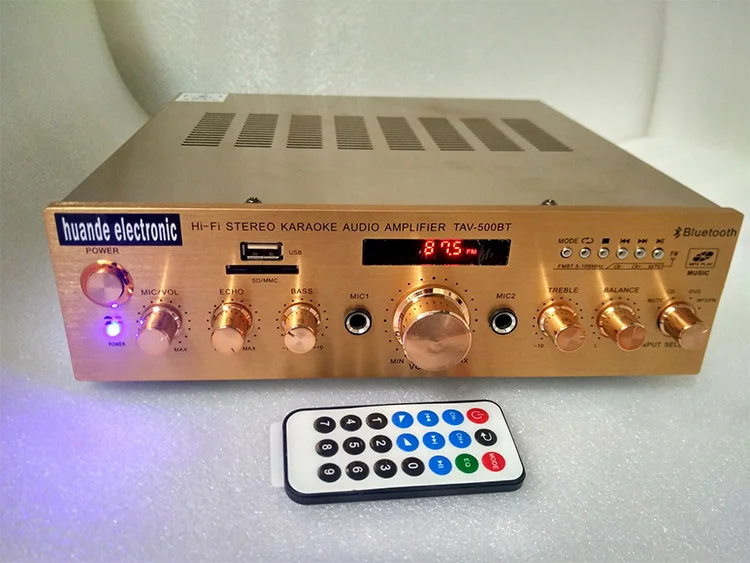 

TAV-500BT power amplifier Bluetooth amplifier support lossless audio format home 220V power amplifier power