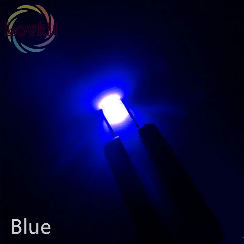 100 шт./лот 0805 SMD предварительно припаянный микро литз проводной светодиодный резистор 8-12 в 20 см DIY 9 цветов можно выбрать DIY - Испускаемый цвет: Blue