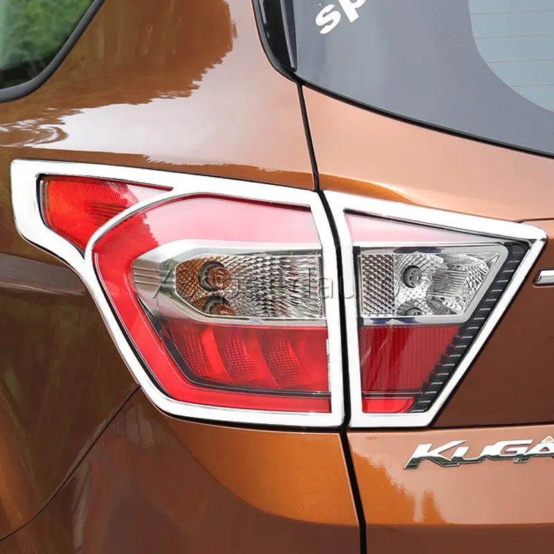 Car styling For Ford Kuga Escape Rear Light Cover Trim For 2017 4pcs