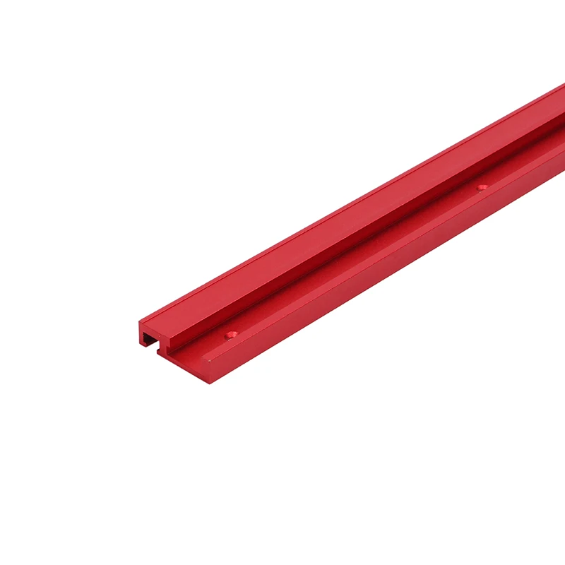 Machifit 800mm Red Aluminum Alloy T-track Woodworking 45x12.8mm T-slot Miter Track