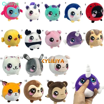 

300pcs Squishamals Kawaii Animal Plush Squishy Stuffed Slow Rising Toys Stress Reliever Phone Charms Squeeze Decompression Toys