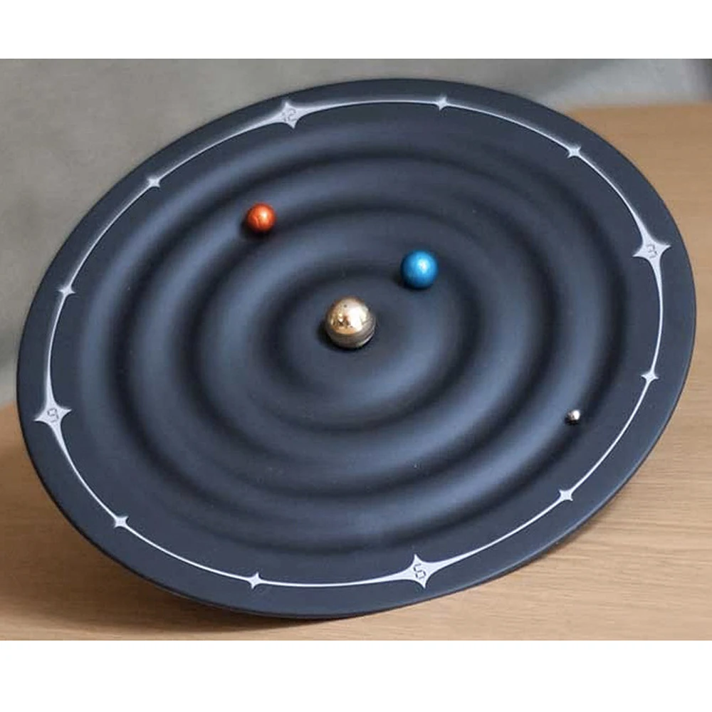 Creative Table Clock Modern Design Orbit Galaxy Magnetic Clocks Planet Ball Desk Watch Wall Mounted or Desktop Home Decor 8 inch Creative Table Clock Modern Design Orbit Galaxy Magnetic Clocks Planet Ball Desk Watch Wall Mounted or Desktop Home Decor 8 inch