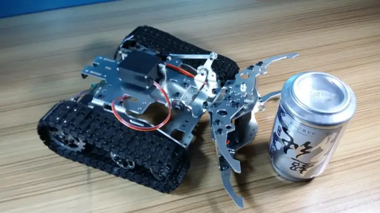 Cheap Alloy Tank Chassis , Tractor Crawler Intelligent Robot Car Obstacle Avoidance barrowland diy rc toy remote control 14 Cheap Alloy Tank Chassis , Tractor Crawler Intelligent Robot Car Obstacle Avoidance barrowland diy rc toy remote control 14
