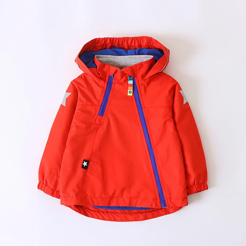 2021 New Spring Autumn Baby Boy Girl Hooded Coat Clothes Children Boy Zip Outwear Sporty Kids
