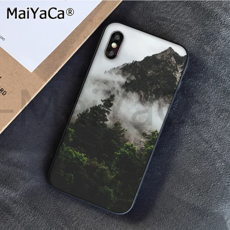 Mountain Peak Forest Snow mountain White smoke