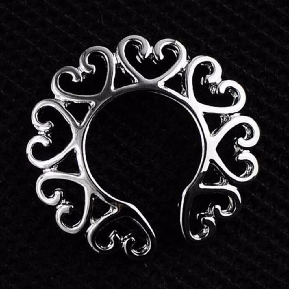 

Classic Nipple Rings Pierced Heart Prevent Allergies Fake Breast Body Piercing Jewelry Fast Shipping