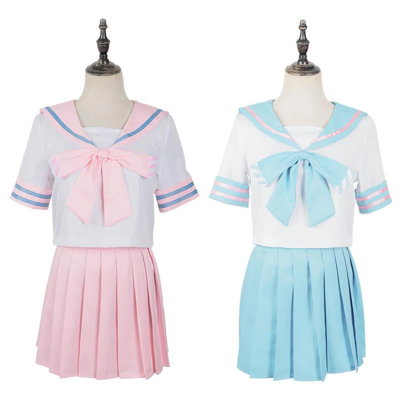 Аниме! Re: жизнь в другом мире от zero Rem Ram JK Sailor костюм красивая форма косплей летние