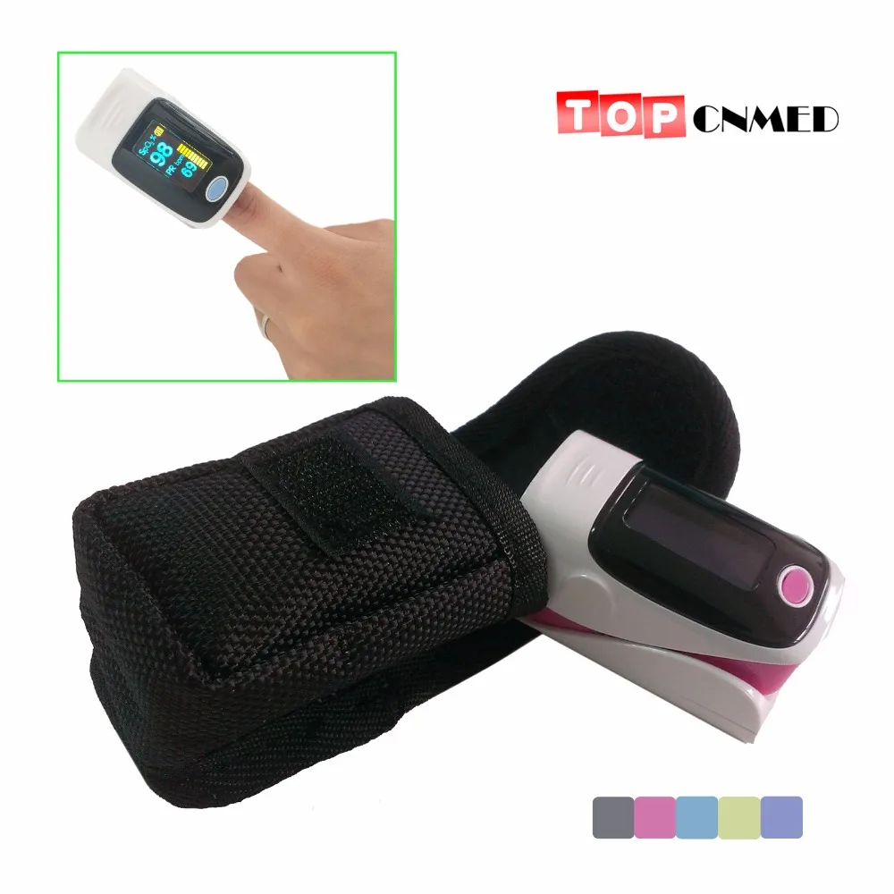 With Black Carring Bag / Original Rubber Cover Fingertip Pulse Oximeter