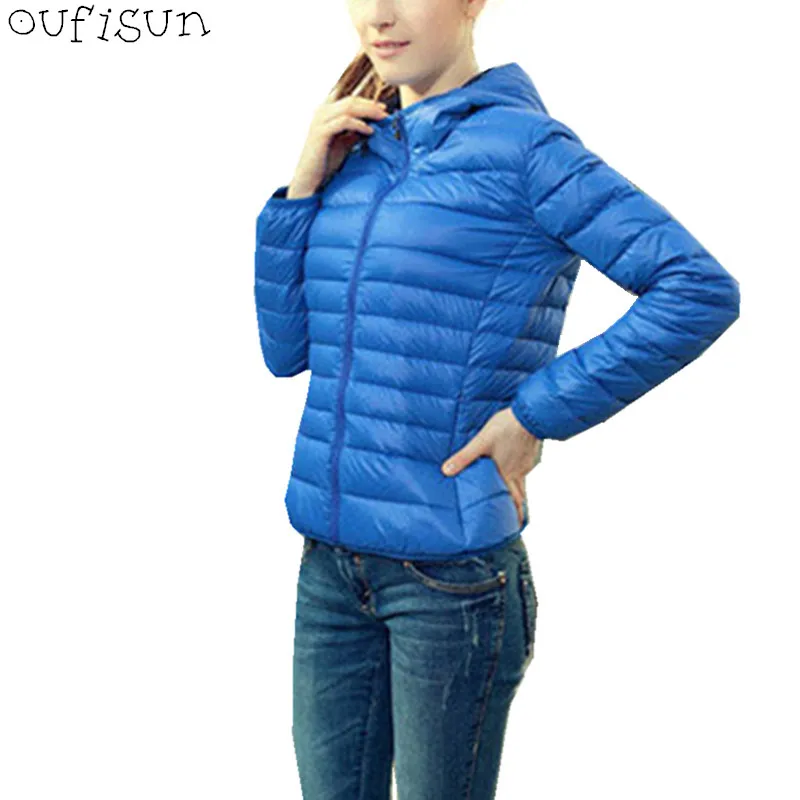 Oufisun Autumn Winter Solid Long Sleeve Woemn's Jacket 2018 New...