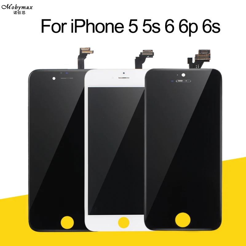 

100% Working LCD Screen for iPhone 6S Display Replacement Lens Ecran Digitizer Touch Panel Module for iPhone 5 5s Black White