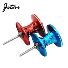 Jjing катушка для ловли на приманку v-образная катушка окисления легкая с ЧПУ Обработанная алюминиевая магнитная катушка для литья приманки Замена