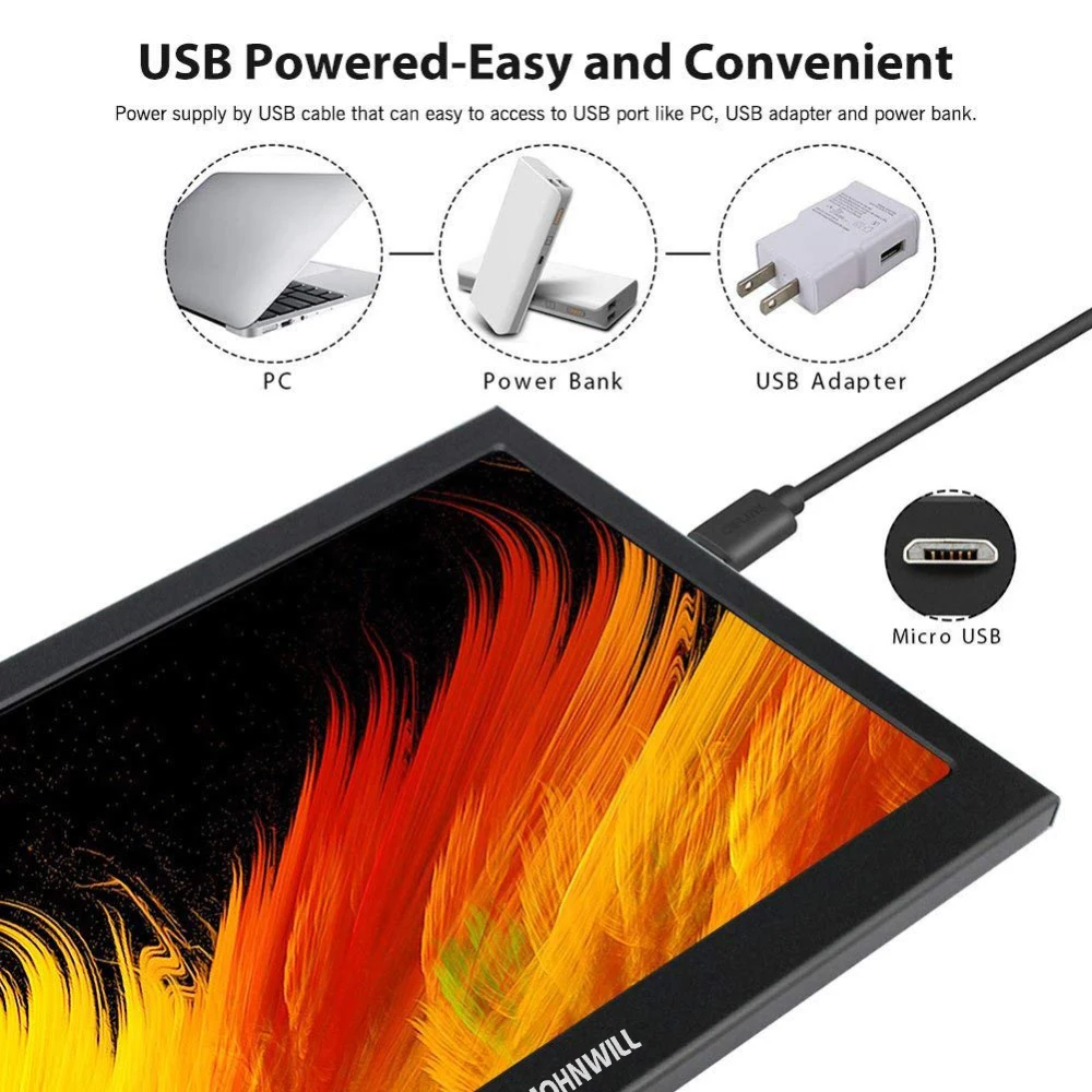 13.3 inch 2K touch screen Portable Computer gaming Monitor PC HDMI PS3 PS4 Xbo x360 IPS LCD Display