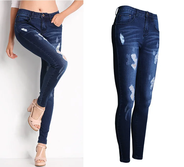Рваные джинсы,, женские потертые джинсы, узкие джинсы, брюки-карандаш, рваные джинсы для женщин, 031