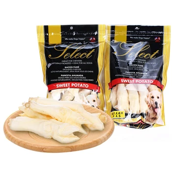 

10 Pcs/lot Milk Flavor Lamb-hoofed Dog Chew Snack Chews Toys Bone Food Treats Dog Molar Stick Chew Toy For Cleaning Teeth