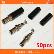 50 pcsTop Качество 3A-10A 2.1×5.5*9.5 мм Источник Питания ПОСТОЯННОГО Мужской Разъем, DC Jack Адаптер, большой ток 9.5 мм, Бесплатная Доставка