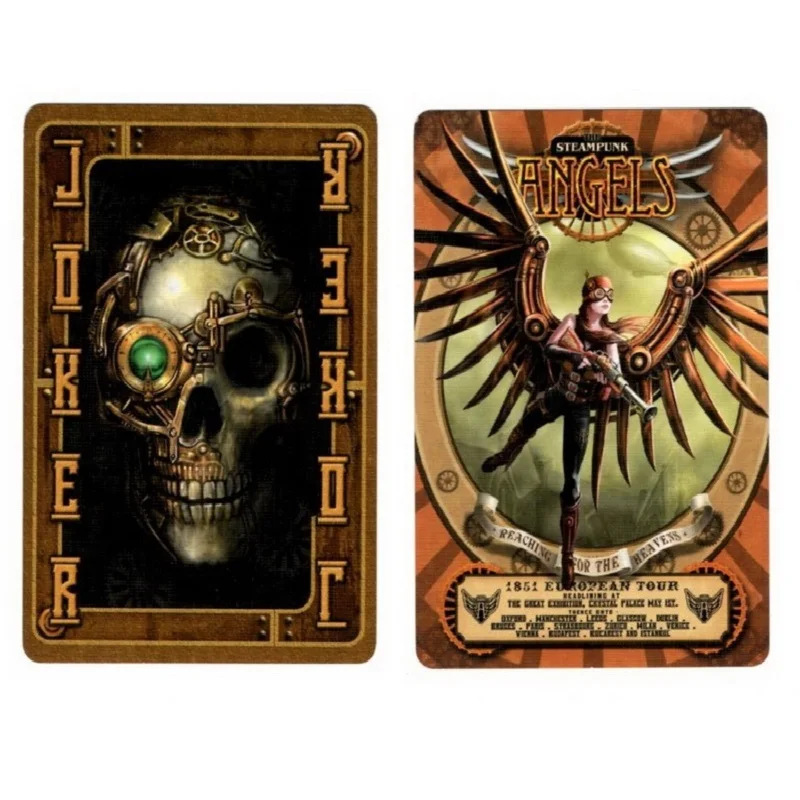 

1pcs Bicycle Anne Stokes Steampunk Deck Magic Cards Playing Cards Magic Props Close Up Magic Tricks for Professional Magician