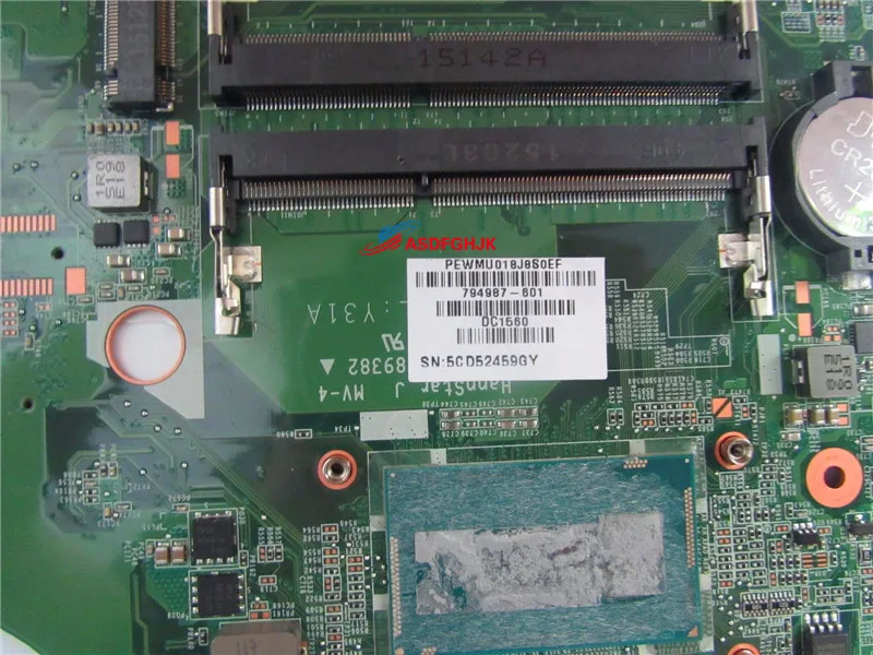  Original FOR HP FOR ENVY 15T-K200 794987-601 794987-501 DAY31AMB6C0 i7-5500U 850M 4GB Test Free Shi