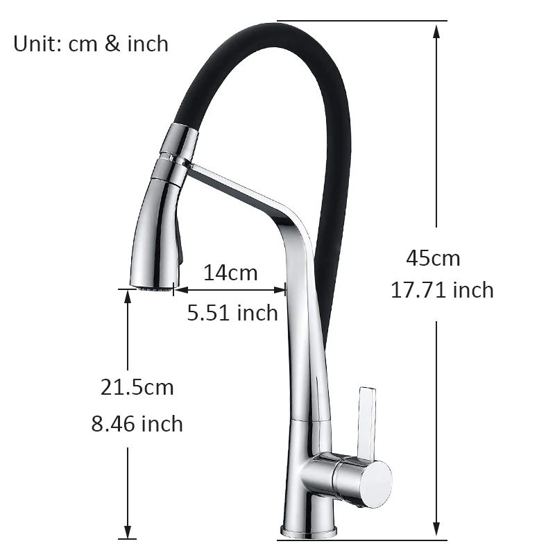 quyanre wanfan gappo chrome white black kitchen faucet singel handle mixer tap 360 rotation pull out spray kitchen mixer32
