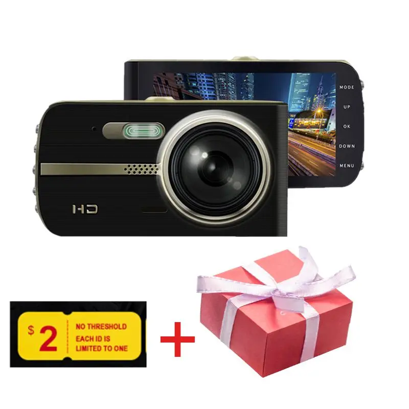 

CHARONPLU DVR Dash Camera Dual Dash Cam Car Dash Camera Dash Cam 4k/Con Vision Nocturna Car Camera Recorder Vehicle Blackbox Dvr