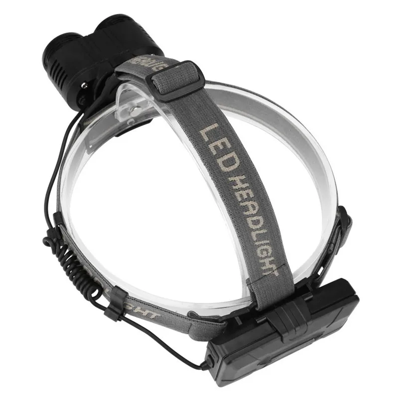 T6 LED Headlight Tactical Headlamp Headlight Rechargeable White Light Headlight 18650 Head Lamp Torch Zaklamp 40DC143