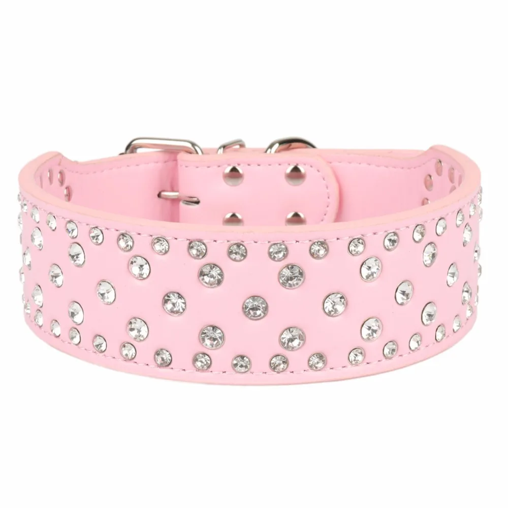 

PipiFren Large Dogs Collars Rhinestone Accessories For Pets Collar Supplies Big Dog Collars Necklace dieren benodigheden hond