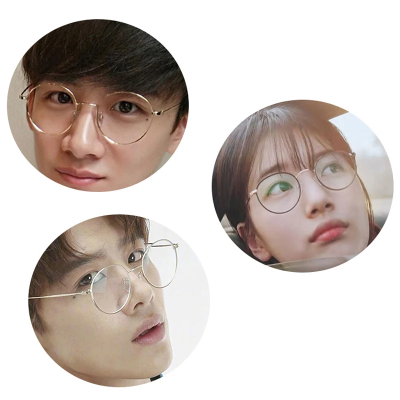Diopter SPH 0-0.5-1-1.5-2-2.5-3-3.5-4-4.5-5-5.5-6 Metal Small Frame Myopia Prescription Optical Glasses myopia glasses prescription glasses