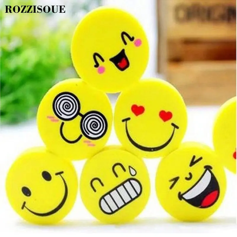 

10PCS Pen Eraser Rubber Korean Kawaii Erasers for Kids Gomme A Effacer Dlugopis Zmazywalny Stationery Gum School Supplies Prizes