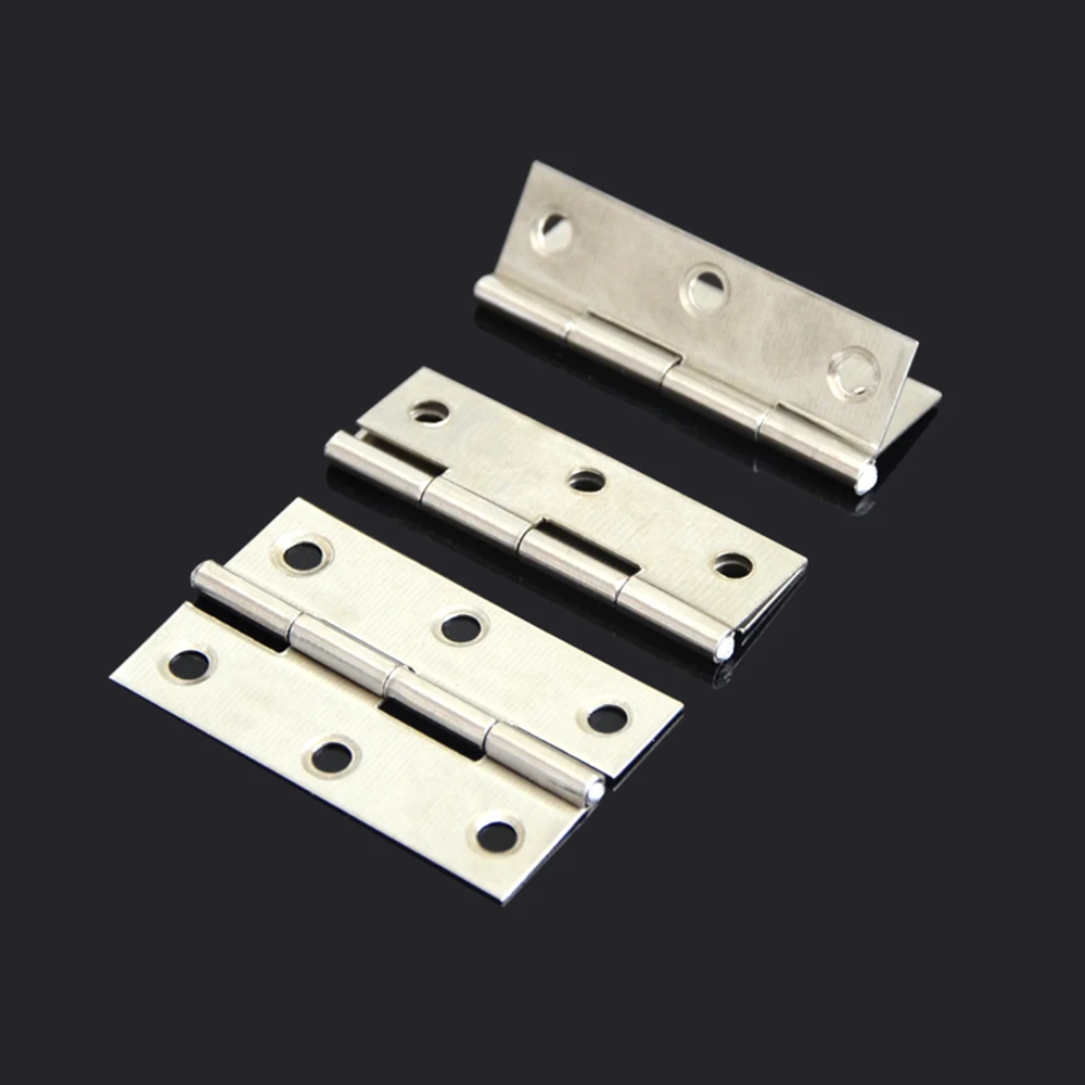 True Color Iron Door Hinges Durable Metal Hinge Hand Tools Wooden Box Furniture Accessories Window Hinge