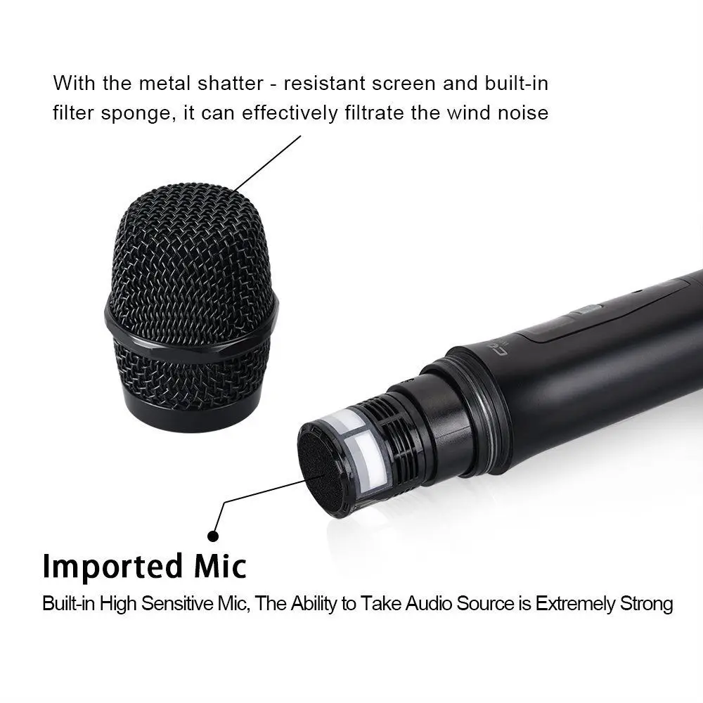 Comica CVM WM200 300HTX UHF 96 канальный Ручной беспроводной микрофон передатчик для WM300 режим