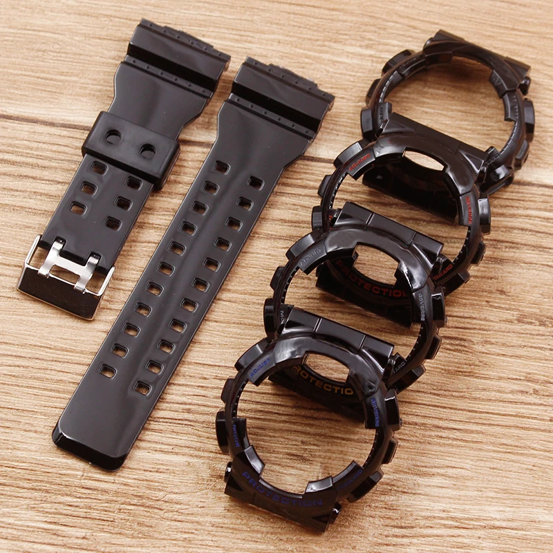 Watch Accessories Applicable to for Casio GSHOCK Watch Band GLS GD GA100 GD100 GA120 Glossy Resin Case Men's Women's Watch Strap Watch Accessories Applicable to for Casio GSHOCK Watch Band GLS GD GA100 GD100 GA120 Glossy Resin Case Men's Women's Watch Strap