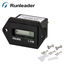 RL-HM008 Digital LCD AC 220V Powered Engine Hour Meter Used For Diesel Engine,Marine,Vehicles,Generator,Kilns,Pump,Traffic