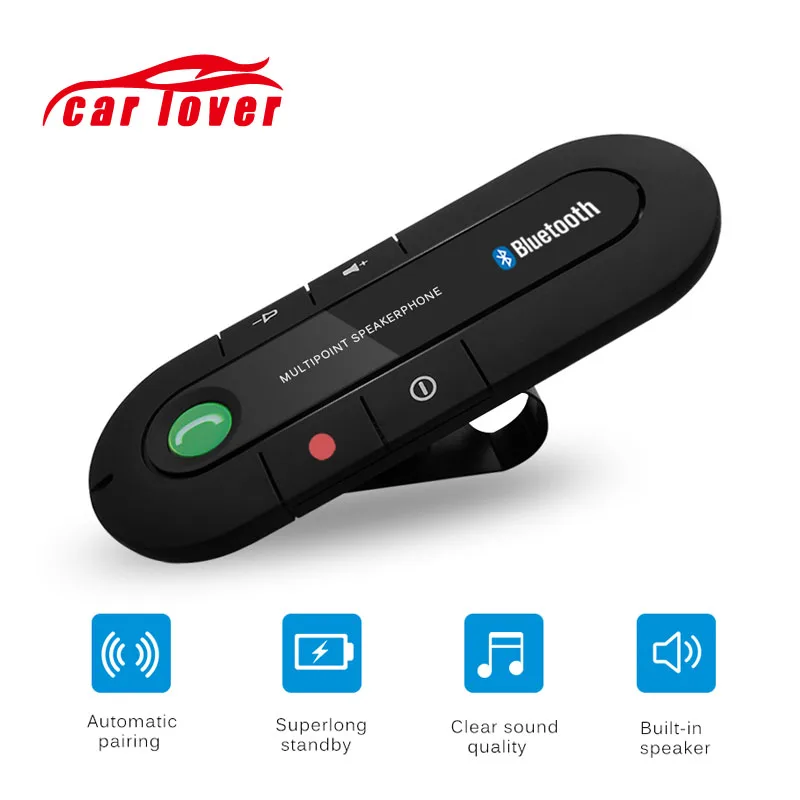 Гарнитура Bluetooth автомобильный комплект беспроводной солнцезащитный козырек