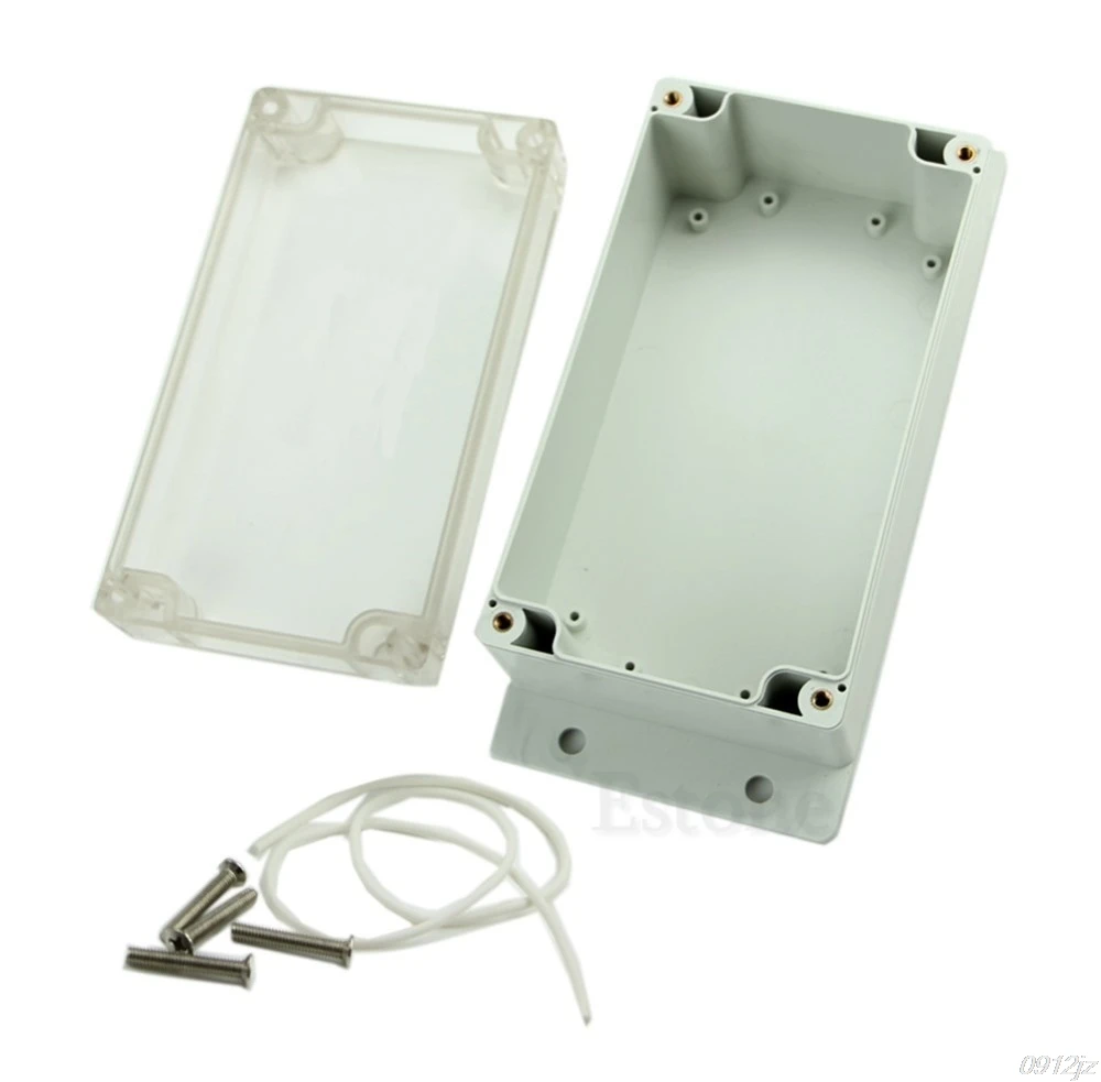 

Hot Clear Plastic Waterproof Electronic Project Cover Enclosure CASE Box 158x90x65mm New Drop ship Dls HOmeful