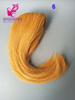 25-28 см окружность головы кукольный парик для русских кукол ручной работы фабрика diy тканевые кукольные парики