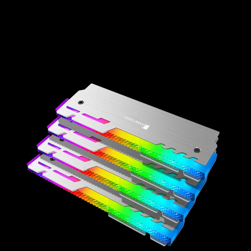 4 шт./лот JONSBO NC 3 светящийся жилет с памятью RGB радиатор 12 в маленький Pin аура