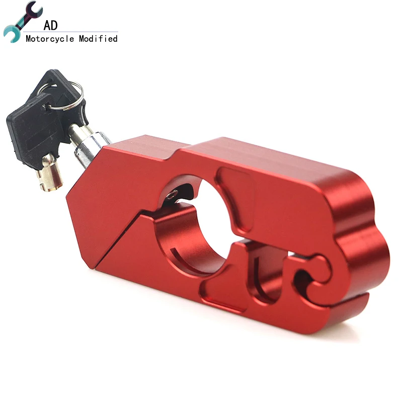 

Motorcycle Handlebar Lock Scooter ATV Brake Clutch Security Safety Theft Protection Locks for Honda Kawasaki Yamaha Vespa Gts