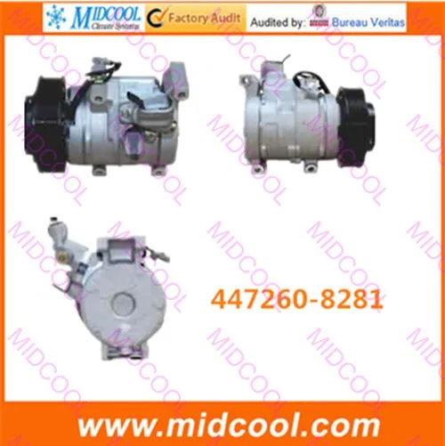 

HIGH QUALITY AUTO AC COMPRESSOR 10S15C FOR 447260-8281 4472608281