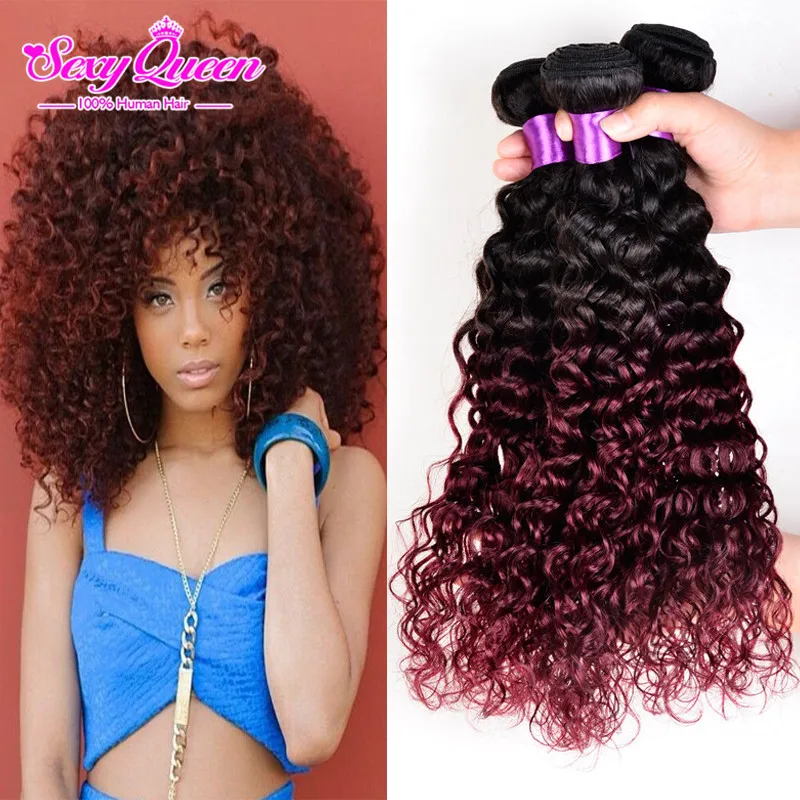 

Ombre Brazilian Deep Curly Virgin Hair 4 Bundles Rosa Hair Unprocessed Virgin Brazilian Hair Ombre Brazilian Kinky Curly Hair