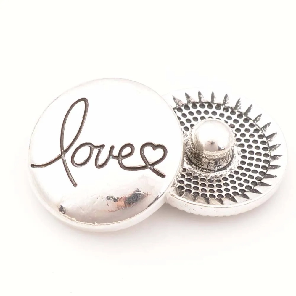 

Wholesale High Quality 18mm Metal Snap Buttons, Alphabet button NC5342