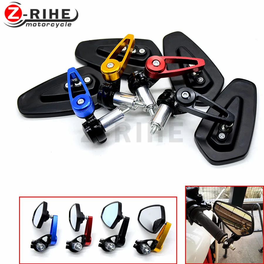for Handlebar grips Rearview Side Mirror Motorcycle Mirror For Yamaha MT09 MT07 MT 09 07 XJ6 FJR XJR 1300 Racer fazer XT 600 TDM