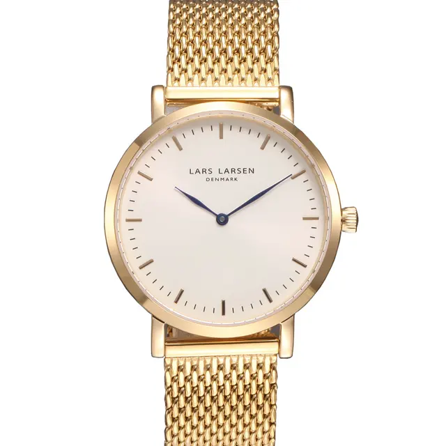 Merek Denmark mewah emas wanita jam tangan sederhana 