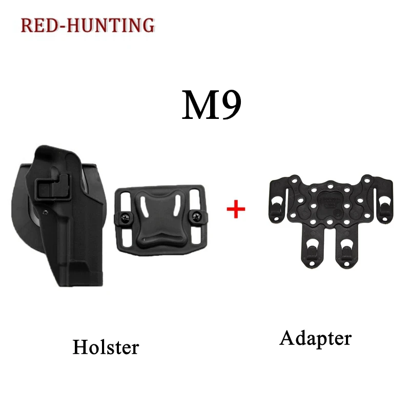Тактическая кобура Molle адаптер CQC стиль маскирование правой руки Талии Пистолет/пистолет кобура для Beretta M9 M92
